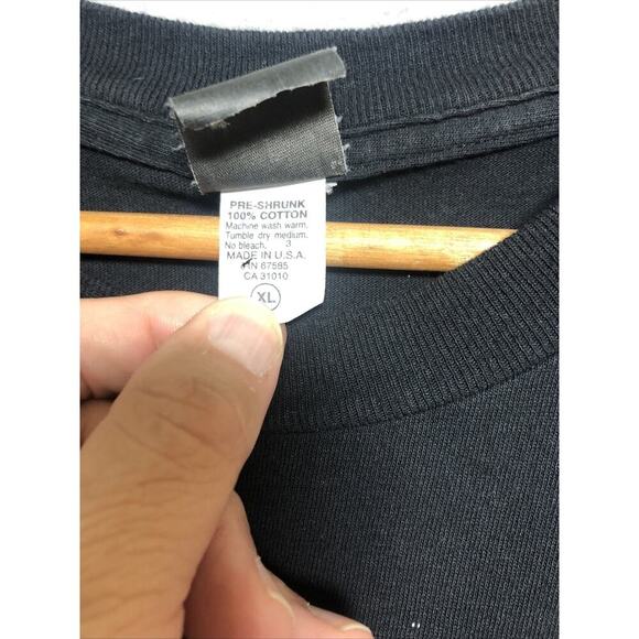 Vtg 90s Star Wars T Shirt Mens XL Death Star Millennium Falcon AOP USA - Picture 9 of 14